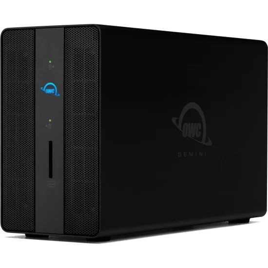 OWC Gemini 8TB | Disque Dur RAID 2x 4TB SATA HDD, Thunderbolt 3, USB-C