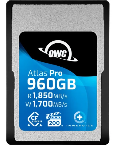 OWC Atlas Pro CFexpress Type A 960GB | Carte mémoire, Vitesse d'écriture 1700MB/s