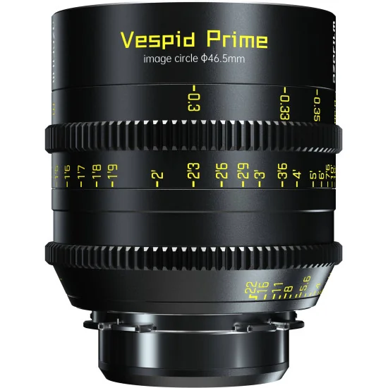 DZOFilm Vespid Prime 6-Lens Kit (25mm/35mm/50mm/75mm/100mm/125mm T2.1) PL & EF Mount (VV/FF) | Objectifs Cinéma Plein format