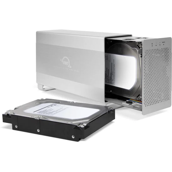 OWC Mercury Elite Pro Dual 24TB | Disque Dur RAID 2x 12TB SATA HDD, eSATA, USB