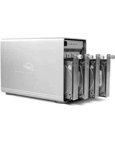 OWC Mercury Elite Pro Quad 16TB | Disque Dur RAID 4x 4TB SATA HDD, Thunderbolt 3, USB-C