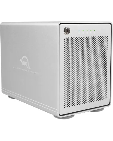 OWC Mercury Elite Pro Quad 16TB | Disque Dur RAID 4x 4TB SATA HDD, Thunderbolt 3, USB-C