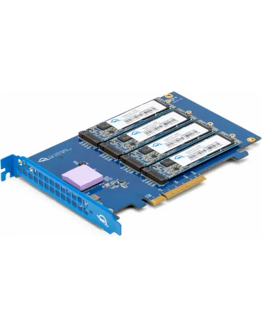 OWC Accelsior 4M2 8TB | Disque Dur PCIe RAID Interne 4x 2TB NVMe M.2 SSD Carte Adaptateur