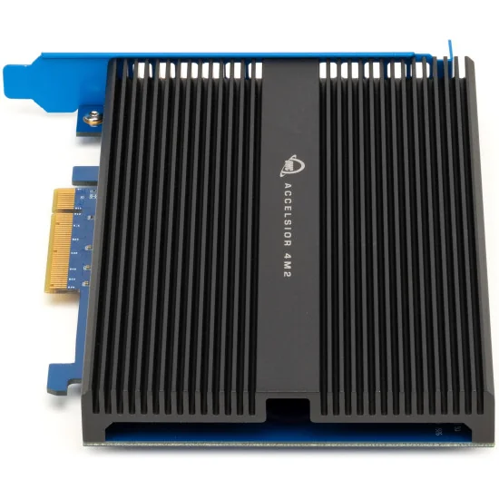 OWC Accelsior 4M2 8TB | Disque Dur PCIe RAID Interne 4x 2TB NVMe M.2 SSD Carte Adaptateur