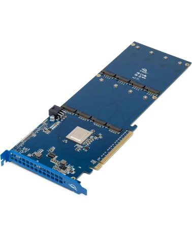 OWC Accelsior 8M2 4TB | Disque Dur PCIe RAID Interne 8x 480GB NVMe M.2 SSD Carte Adaptateur