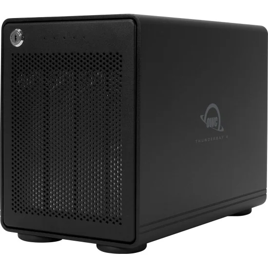 OWC ThunderBay 4 32TB | Disque Dur RAID 4x 8TB SATA HDD, Thunderbolt 3, USB-C