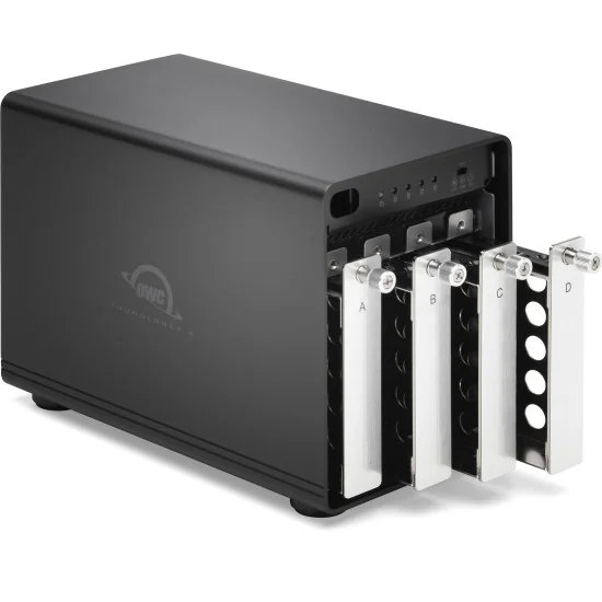 OWC ThunderBay 4 32TB | Disque Dur RAID 4x 8TB SATA HDD, Thunderbolt 3, USB-C