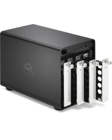 OWC ThunderBay 4 32TB | Disque Dur RAID 4x 8TB SATA HDD, Thunderbolt 3, USB-C