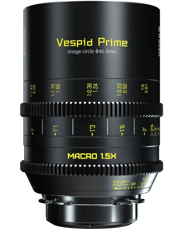 DZOFilm Vespid Prime 7-Lens Kit (25/35/50/75/100/125 T2.1 + Macro 90 T2.8) PL Mount