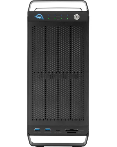 OWC ThunderBay Flex 8 18TB | Disque Dur RAID 4x 500GB NVMe U.2 SSD + 4x 4TB SATA HDD, Thunderbolt 3, USB-C