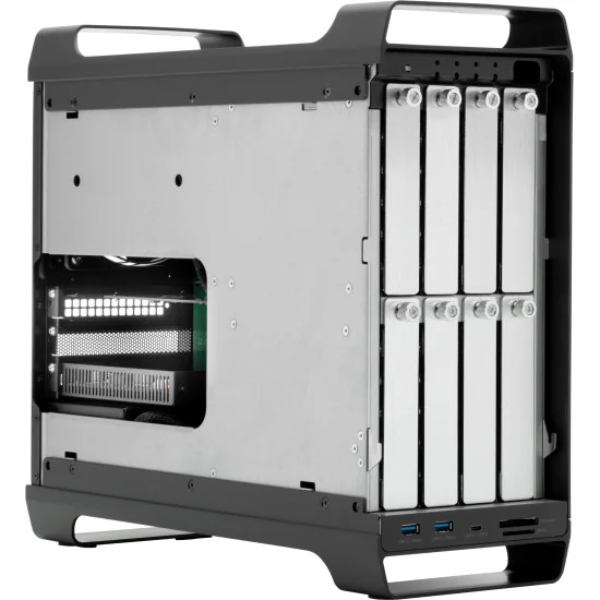 OWC ThunderBay Flex 8 18TB | Disque Dur RAID 4x 500GB NVMe U.2 SSD + 4x 4TB SATA HDD, Thunderbolt 3, USB-C