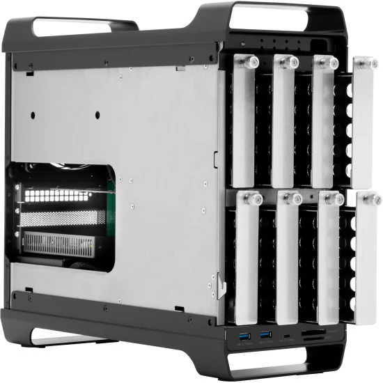 OWC ThunderBay Flex 8 18TB | RAID Array 4x 500GB NVMe U.2 SSD + 4x 4TB SATA HDD, Thunderbolt 3, USB-C