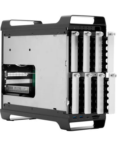 OWC ThunderBay Flex 8 18TB | Disque Dur RAID 4x 500GB NVMe U.2 SSD + 4x 4TB SATA HDD, Thunderbolt 3, USB-C