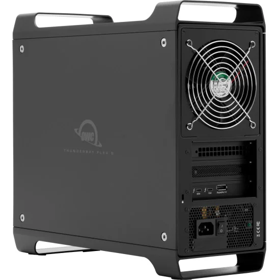 OWC ThunderBay Flex 8 18TB | Disque Dur RAID 4x 500GB NVMe U.2 SSD + 4x 4TB SATA HDD, Thunderbolt 3, USB-C