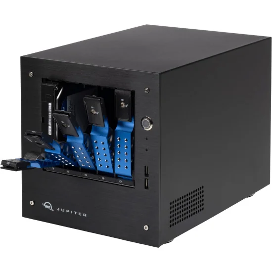 OWC Jupiter Mini 20TB | Serveur NAS RAID 5x 4TB SATA HDD, RJ45 10GbE, 1GbE, USB