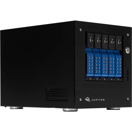 OWC Jupiter Mini 20TB | NAS Server RAID 5x 4TB SATA HDD, RJ45 10GbE, 1GbE, USB