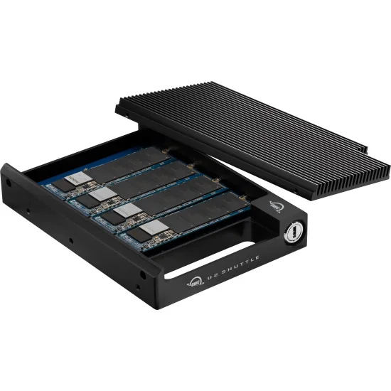 OWC U2 Shuttle 8TB | Disque Dur 3.5" U.2 RAID Interne 4x 2TB NVMe M.2 SSD Carte Adaptateur