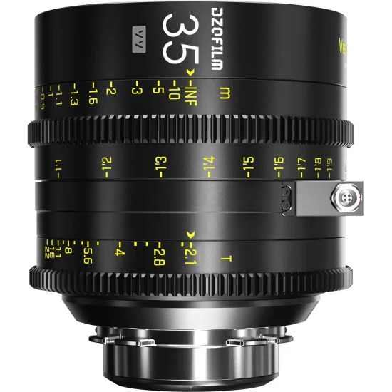 DZOFilm Vespid Cyber 35mm T2.1 PL & EF Mount (VV/FF) | Full Frame Cine Lens with Data Interface