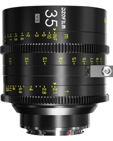 DZOFilm Vespid Cyber 35mm T2.1 PL & EF Mount (VV/FF) | Full Frame Cine Lens with Data Interface