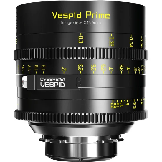 DZOFilm Vespid Cyber 35mm T2.1 PL & EF Mount (VV/FF) | Full Frame Cine Lens with Data Interface