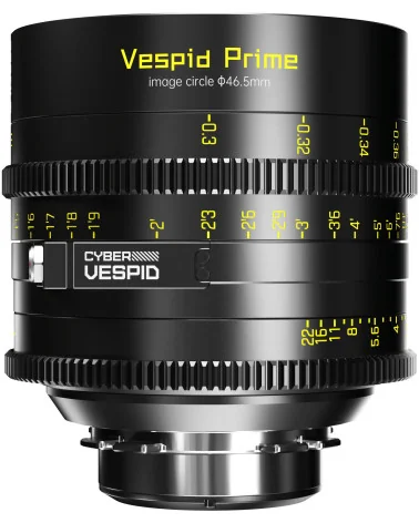 DZOFilm Vespid Cyber 35mm T2.1 PL & EF Mount (VV/FF) | Full Frame Cine Lens with Data Interface