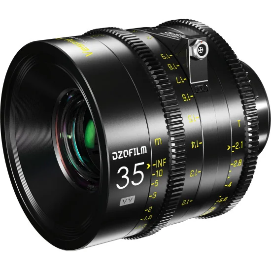 DZOFilm Vespid Cyber 35mm T2.1 PL & EF Mount (VV/FF) | Full Frame Cine Lens with Data Interface