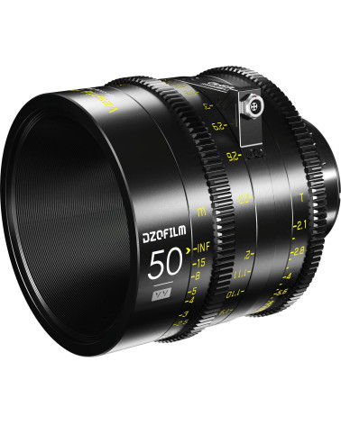 DZOFilm Vespid Cyber 50mm T2.1 PL & EF Mount (VV/FF) | Full Frame Cine Lens with Data Interface