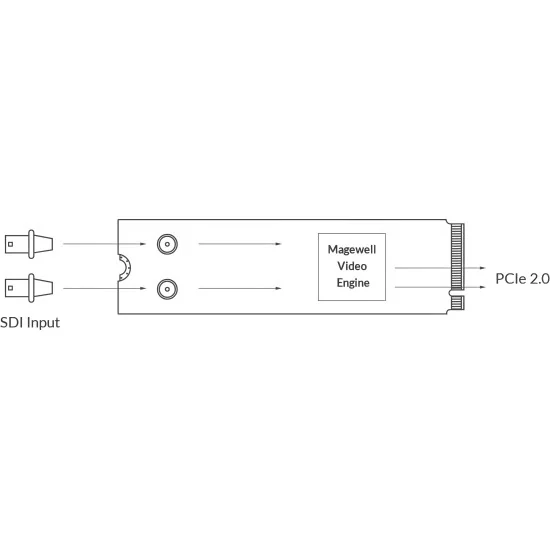 Magewell Eco Capture Dual SDI M.2 (11530) Video capture card
