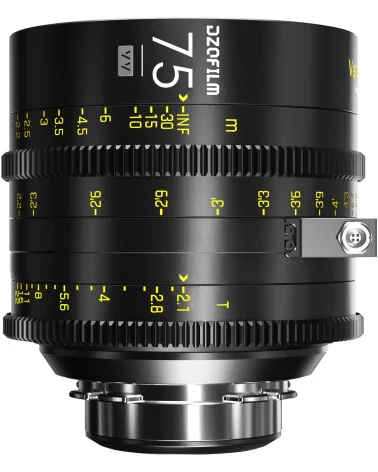 DZOFilm Vespid Cyber 75mm T2.1 PL & EF Mount (VV/FF) | Full Frame Cine Lens with Data Interface