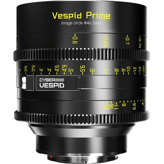 DZOFilm Vespid Cyber 75mm T2.1 PL & EF Mount (VV/FF) | Full Frame Cine Lens with Data Interface