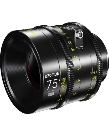 DZOFilm Vespid Cyber 75mm T2.1 PL & EF Mount (VV/FF) | Full Frame Cine Lens with Data Interface