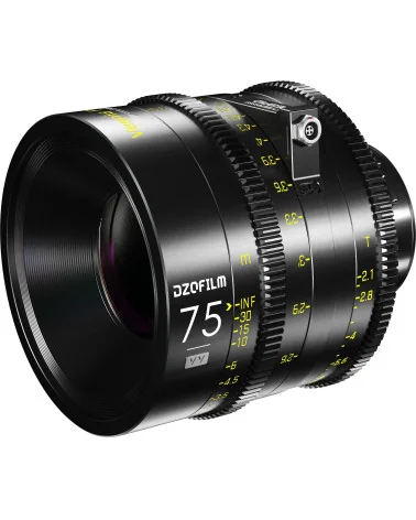 DZOFilm Vespid Cyber 75mm T2.1 PL & EF Mount (VV/FF) | Full Frame Cine Lens with Data Interface