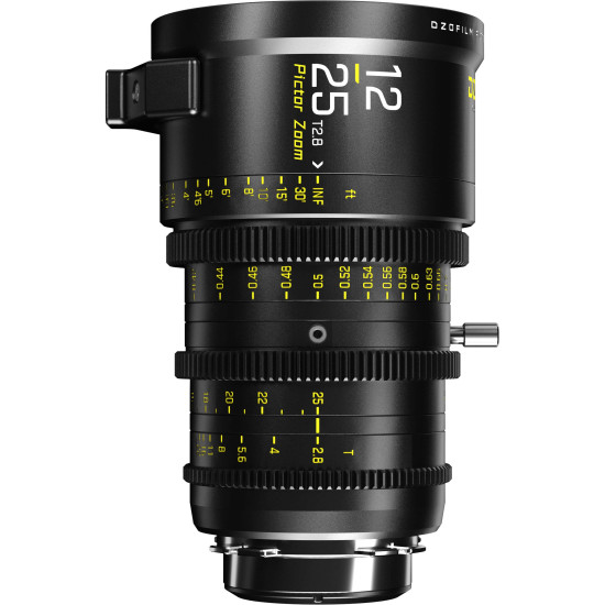 DZOFilm Pictor Zoom 12-25mm T2.8 Black PL & EF Mount (S35) | Parfocal Cine Lens for Super 35mm