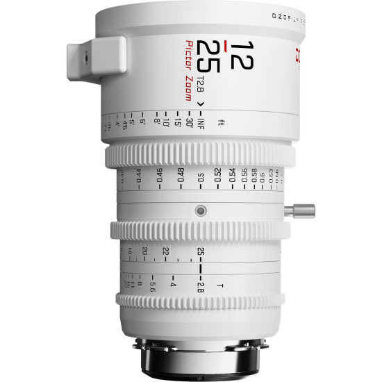 DZOFilm Pictor Zoom 12-25mm T2.8 White PL & EF Mount (S35) | Parfocal Cine Lens for Super 35mm