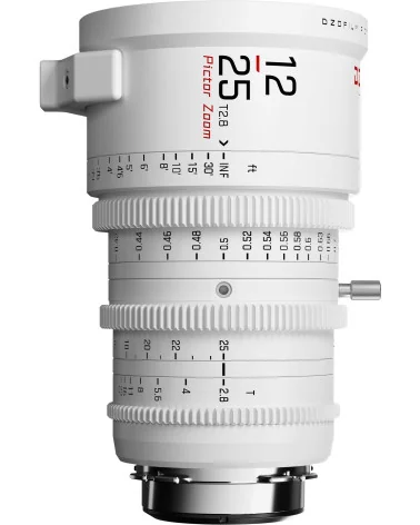 DZOFilm Pictor Zoom 12-25mm T2.8 White PL & EF Mount (S35) | Objectif Cinéma parfocal Super 35mm