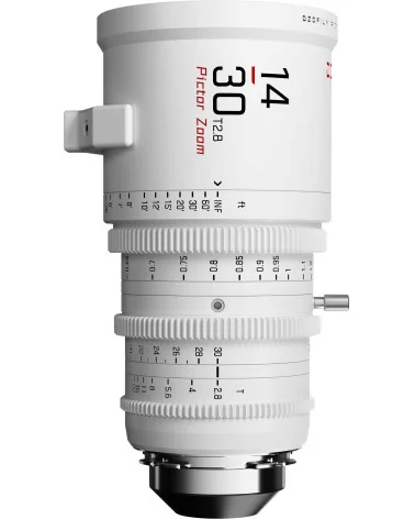 DZOFilm Pictor Zoom 14-30mm T2.8 White PL & EF Mount (S35) | Parfocal Cine Lens for Super 35mm