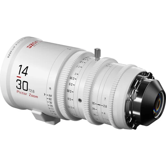 DZOFilm Pictor Zoom 14-30mm T2.8 White PL & EF Mount (S35) | Parfocal Cine Lens for Super 35mm