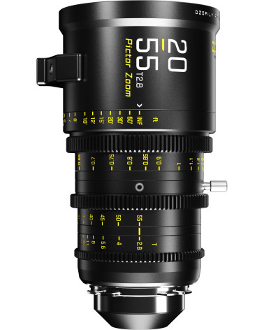 DZOFilm Pictor Zoom 20-55mm T2.8 Black PL & EF Mount (S35) | Objectif Cinéma parfocal Super 35mm