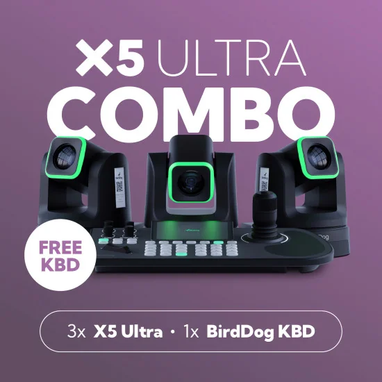BirdDog X5 Ultra Combo Black Caméras PTZ