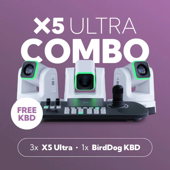 BirdDog X5 Ultra Combo White Caméras PTZ