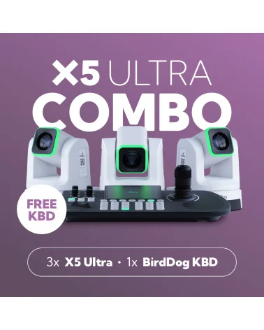 BirdDog X5 Ultra Combo White Caméras PTZ