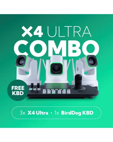 BirdDog X4 Ultra Combo White Caméras PTZ