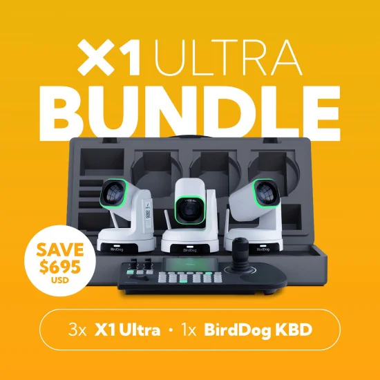 BirdDog X1 Ultra Bundle White Caméras PTZ
