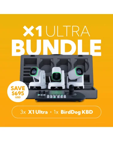 BirdDog X1 Ultra Bundle White Caméras PTZ