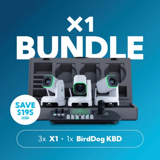 BirdDog X1 Bundle White Caméras PTZ