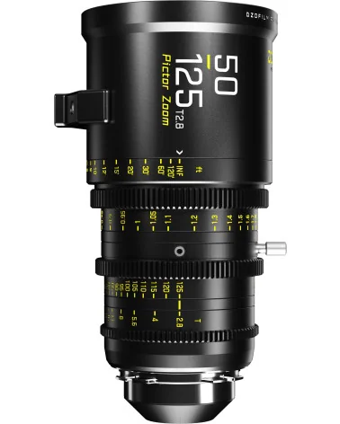 DZOFilm Pictor Zoom 50-125mm T2.8 Black PL & EF Mount (S35) | Objectif Cinéma parfocal Super 35mm