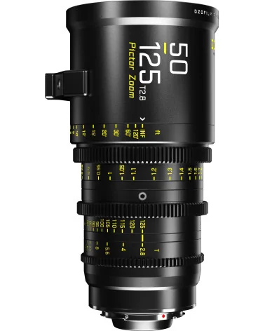 DZOFilm Pictor Zoom 50-125mm T2.8 Black PL & EF Mount (S35) | Objectif Cinéma parfocal Super 35mm