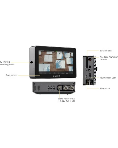 SmallHD Indie 5 RED RCP2 Kit Monitor