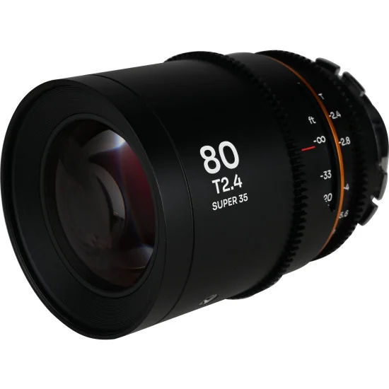 Laowa Nanomorph 2-Lens Bundle 65mm, 80mm 1.5X Anamorphic S35 (Amber) PL + EF
