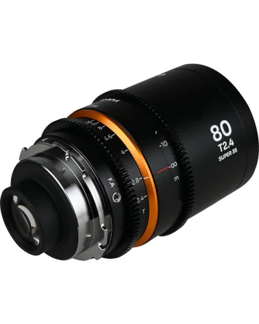 Laowa Nanomorph 2-Lens Bundle 65mm, 80mm 1.5X Anamorphic S35 (Amber) PL + EF